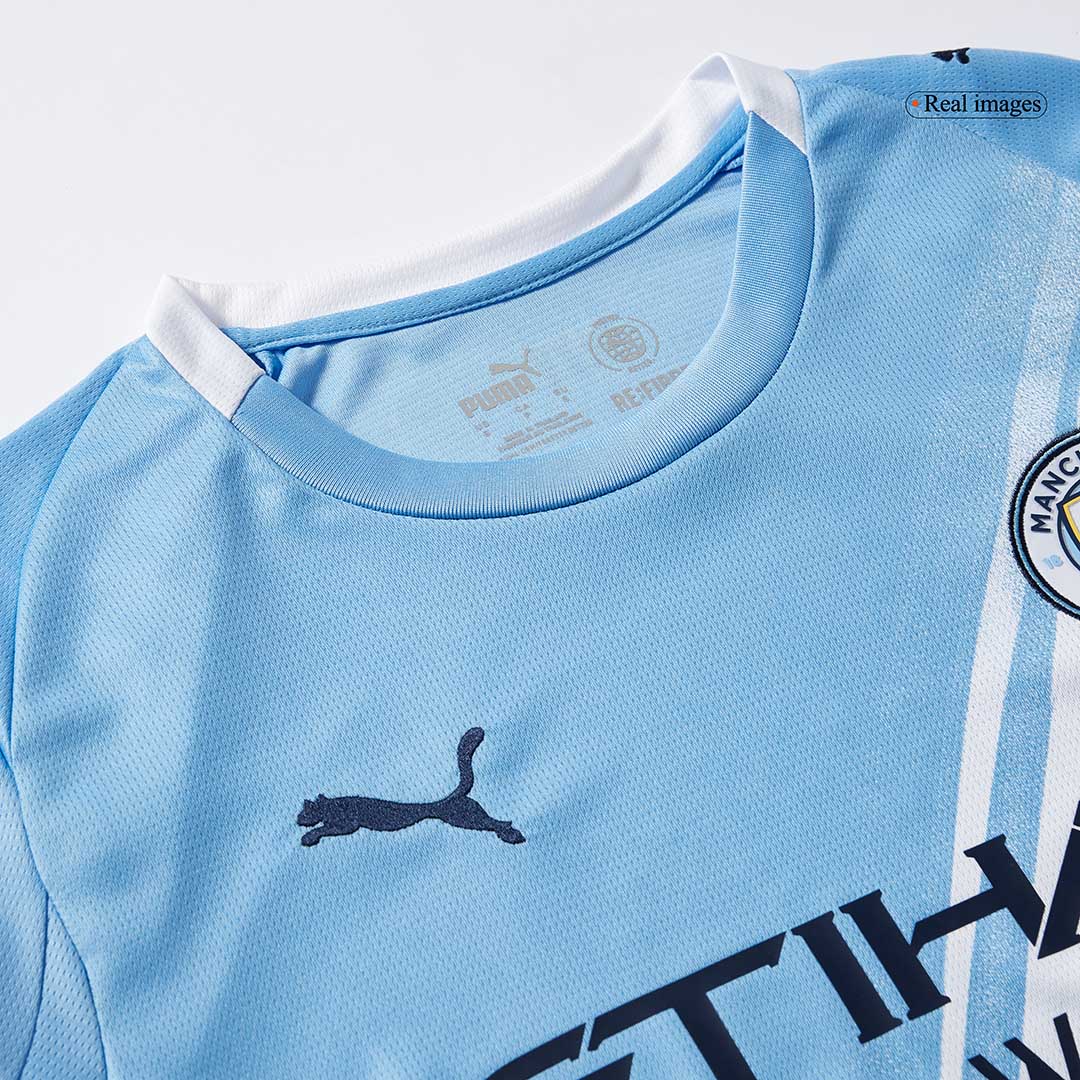 Manchester City pánsky domáci futbalový dres s dlhými rukávmi 2025/26