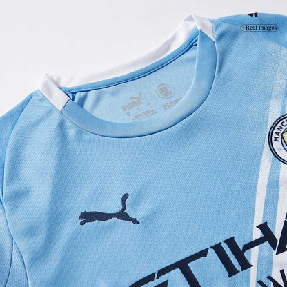 Manchester City pánsky domáci futbalový dres s dlhými rukávmi 2025/26