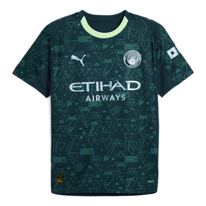 Manchester City pánsky štvrtý futbalový dres 2025/26