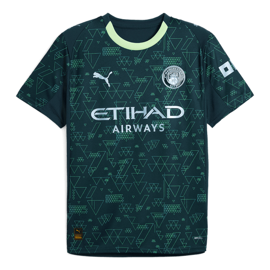 Manchester City pánsky štvrtý futbalový dres 2025/26