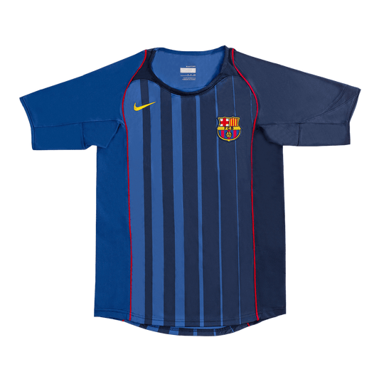Barcelona pánsky vonkajší retro futbalový dres 2004/05