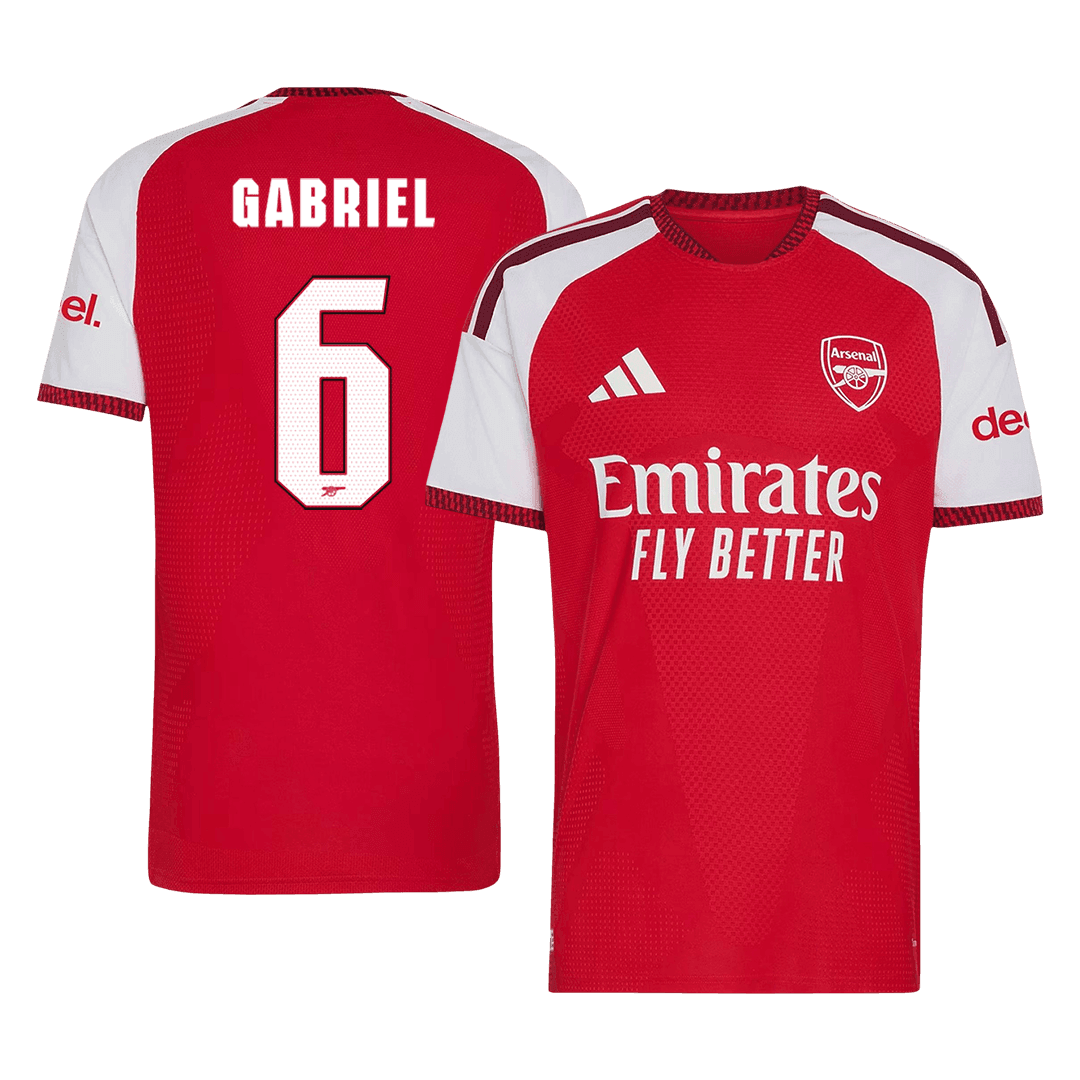 Arsenal pánsky domáci futbalový dres 2026/27 – GABRIEL #6 – UCL [hráčska verzia]