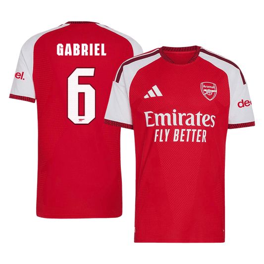 Arsenal pánsky domáci futbalový dres 2026/27 – GABRIEL #6 – UCL [hráčska verzia]