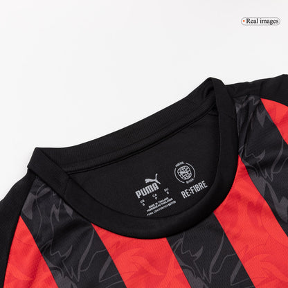 Pánske Futbalový Dres AC Miláno Domáci 2025/26 Dlhý Rukáv