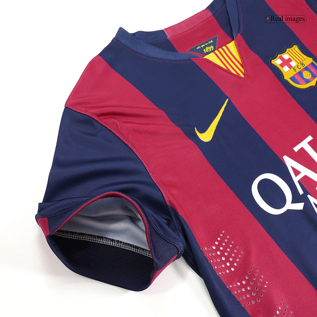 Barcelona pánsky domáci retro futbalový dres 2014/15 - MESSI #10
