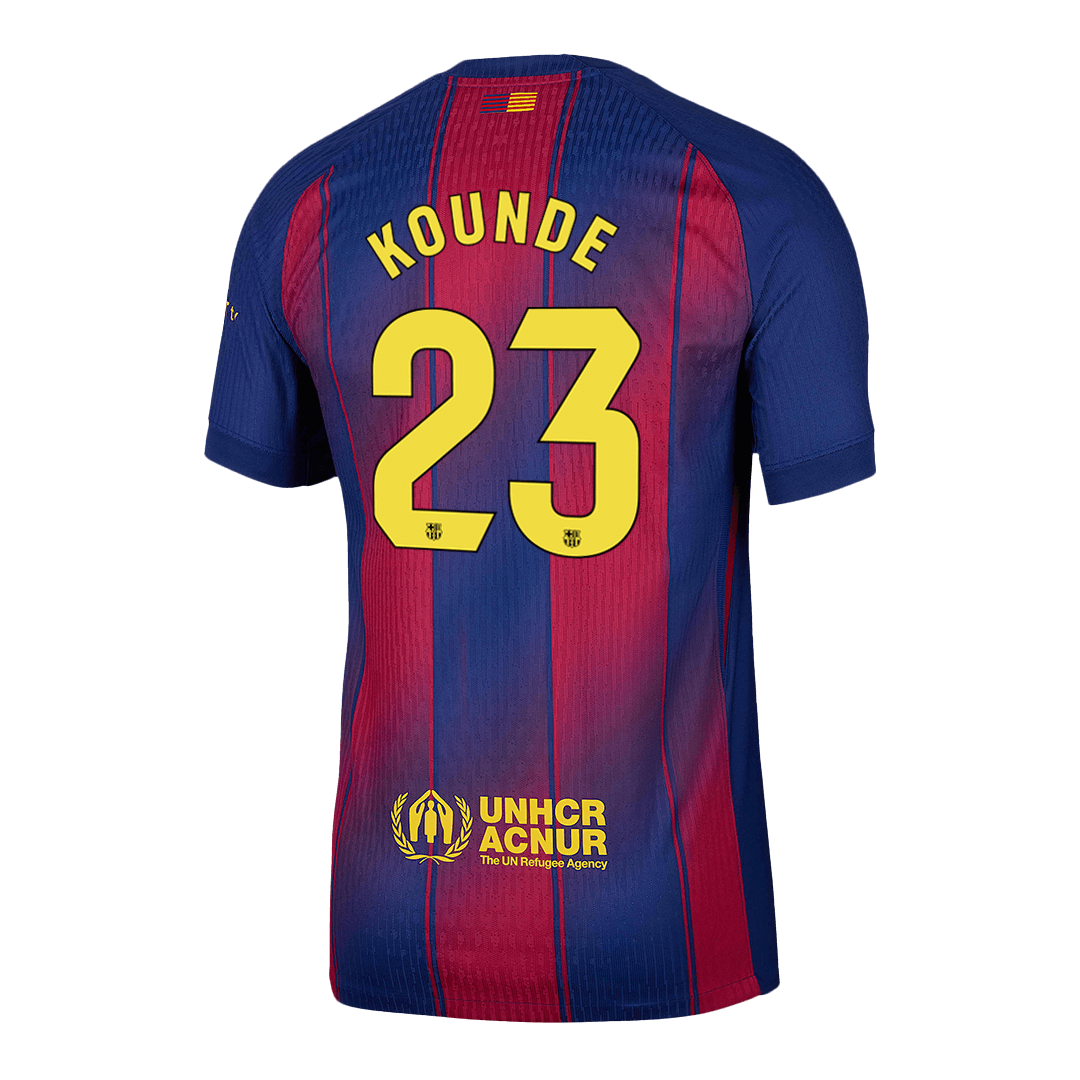 Barcelona pánsky domáci futbalový dres 2025/26 - KOUNDE #23 [hráčska verzia]