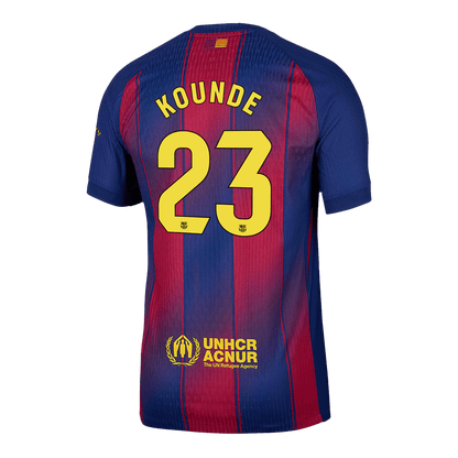 Barcelona pánsky domáci futbalový dres 2025/26 - KOUNDE #23 [hráčska verzia]
