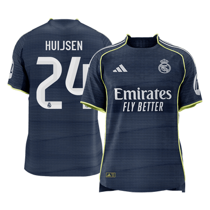 Real Madrid pánsky vonkajší futbalový dres 2025/26 - HUIJSEN #24 [hráčska verzia] (Prémiová kvalita)