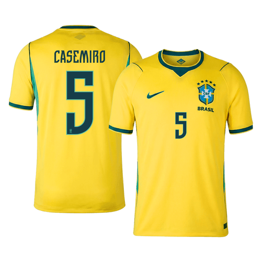 Pánske Futbalový Dres Brazília Domáci MS 2026 - CASEMIRO #5