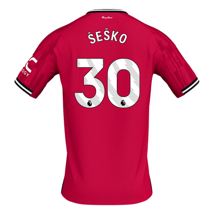 Manchester United pánsky domáci futbalový dres 2025/26 - ŠEŠKO #30 (Prémiová kvalita)