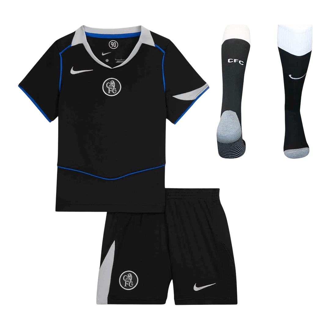 Chelsea detský tretí futbalový komplet 2025/26