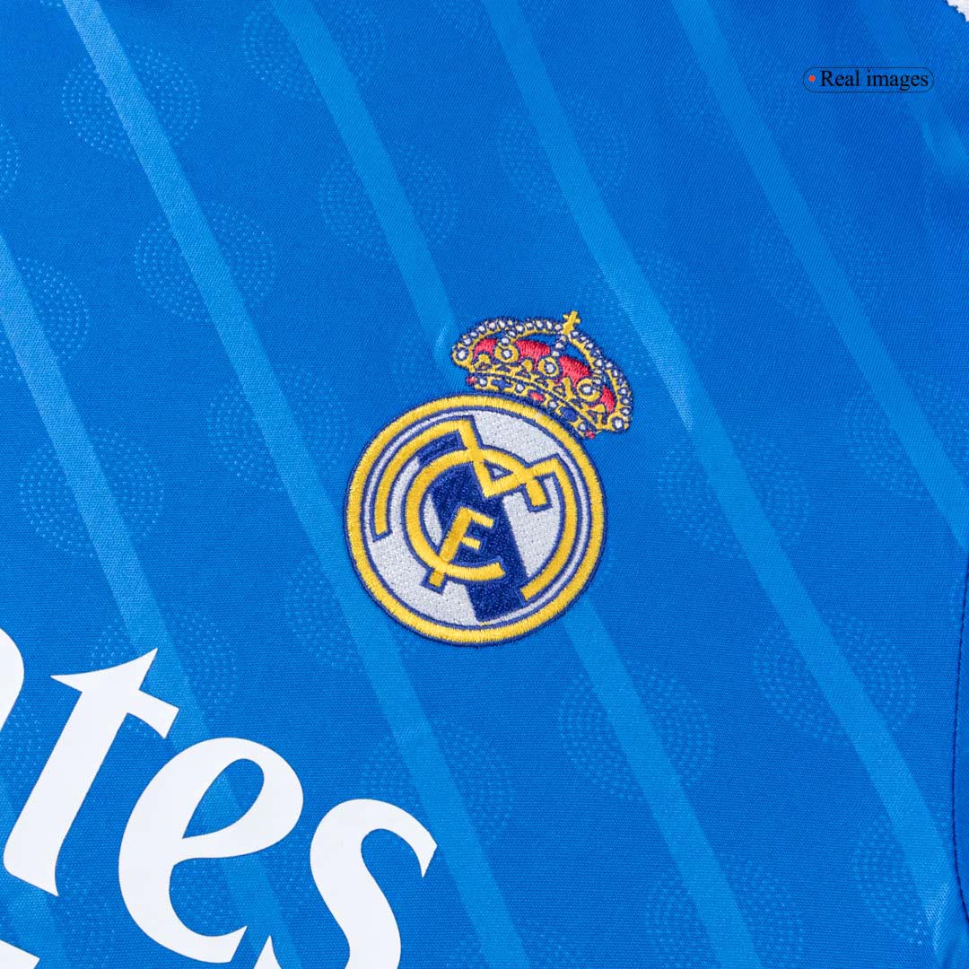 Real Madrid pánsky tretí futbalový dres s dlhými rukávmi 2025/26
