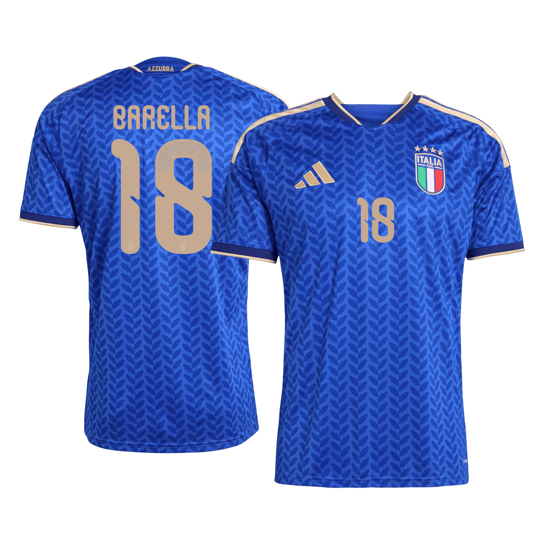 Taliansko pánsky domáci futbalový dres MS 2026 - BARELLA #18 (Prémiová kvalita)