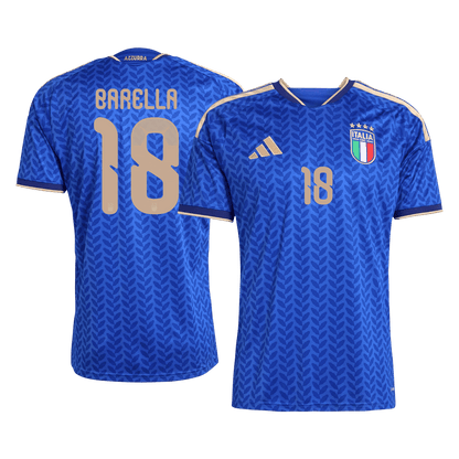 Taliansko pánsky domáci futbalový dres MS 2026 - BARELLA #18 (Prémiová kvalita)