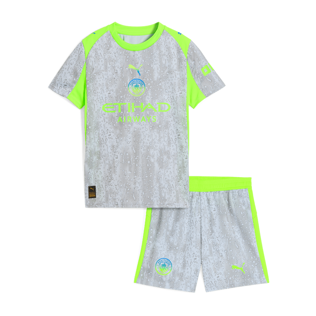 Manchester City detská tretia futbalová súprava 2025/26