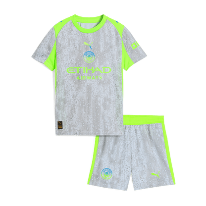 Manchester City detská tretia futbalová súprava 2025/26