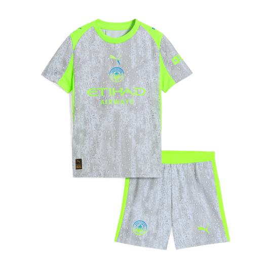 Manchester City detská tretia futbalová súprava 2025/26