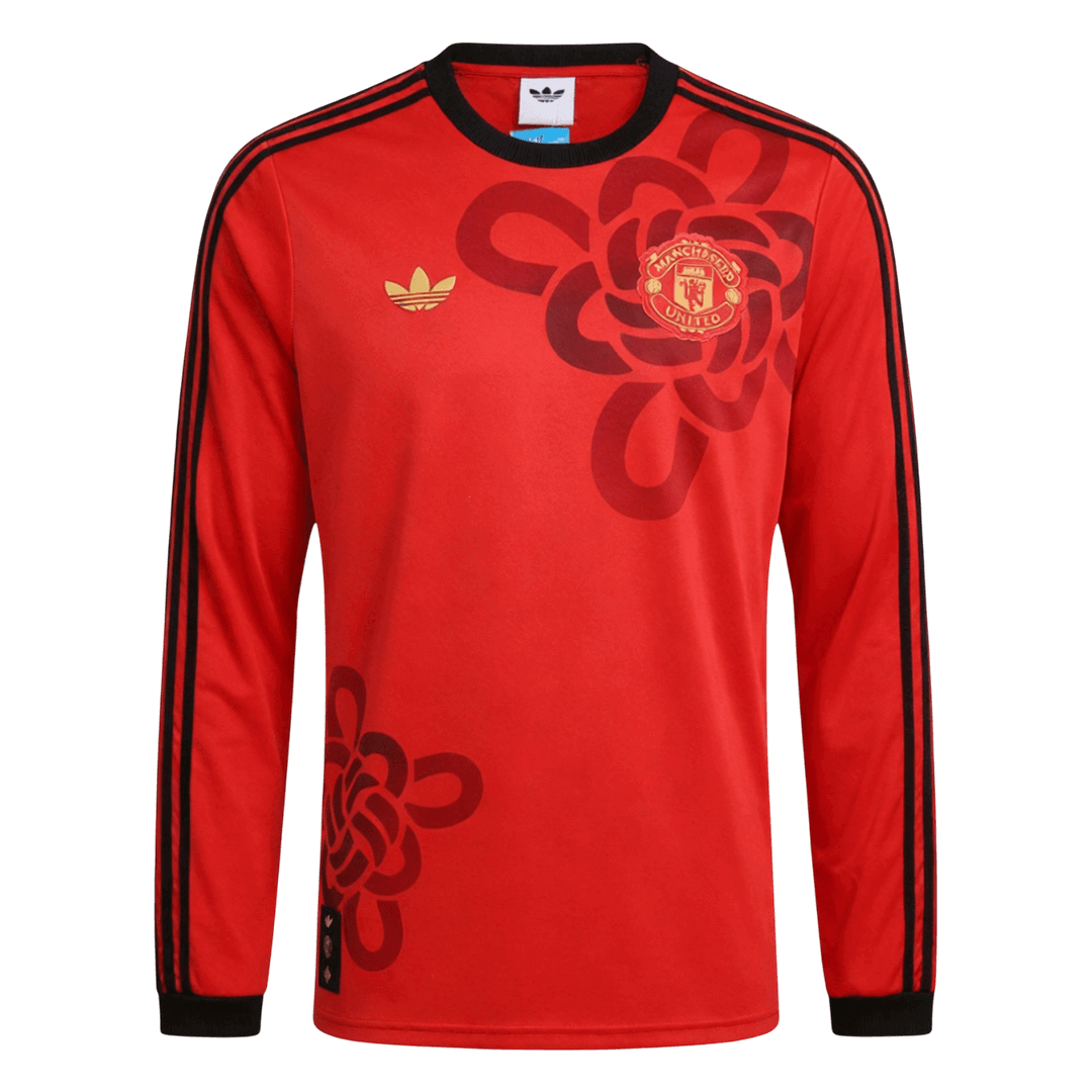 Manchester United pánsky futbalový dres s dlhými rukávmi 2025/26