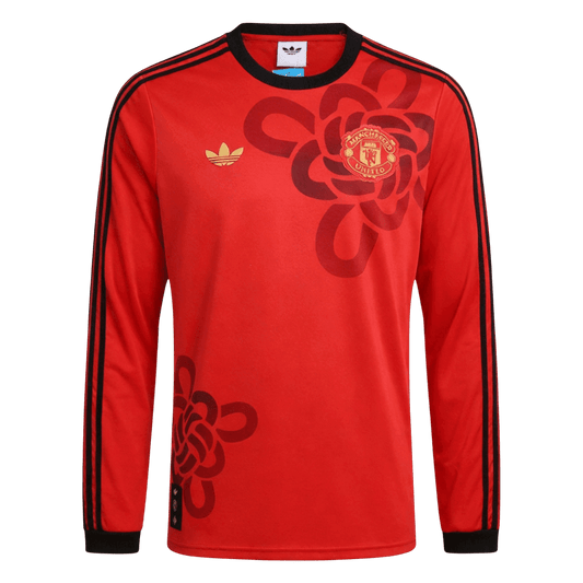 Manchester United pánsky futbalový dres s dlhými rukávmi 2025/26