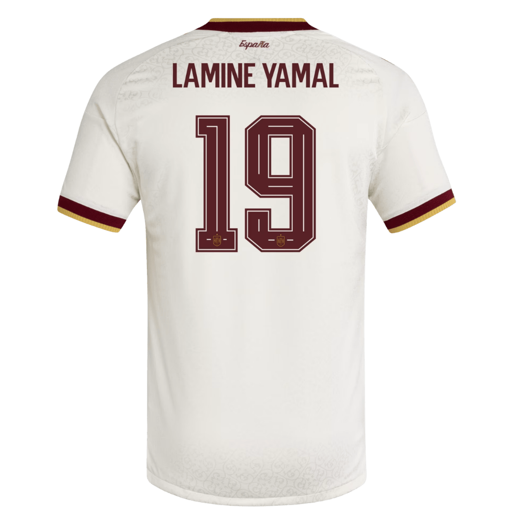Španielsko pánsky vonkajší futbalový dres MS 2026 - LAMINE YAMAL #19 [hráčska verzia]