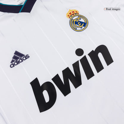 Real Madrid pánsky domáci retro futbalový dres s dlhými rukávmi 2012/13