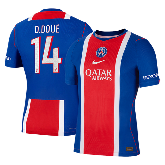 PSG pánsky Domáci futbalový dres 2026/27 – D. DOUÉ #14 [hráčska verzia]