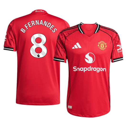 Manchester United pánsky domáci futbalový dres 2025/26 - B.FERNANDES #8 [hráčska verzia]