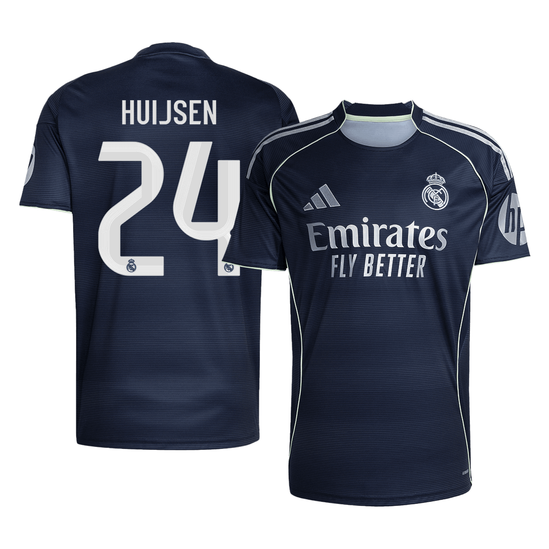 Real Madrid pánsky vonkajší futbalový dres 2025/26 - HUIJSEN #24 (Prémiová kvalita)