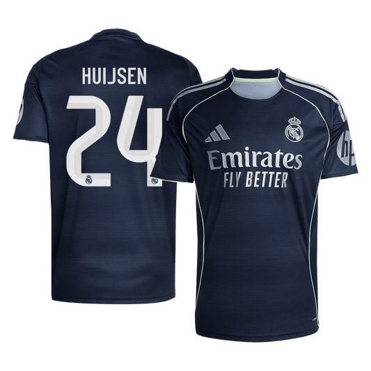 Real Madrid pánsky vonkajší futbalový dres 2025/26 - HUIJSEN #24 (Prémiová kvalita)