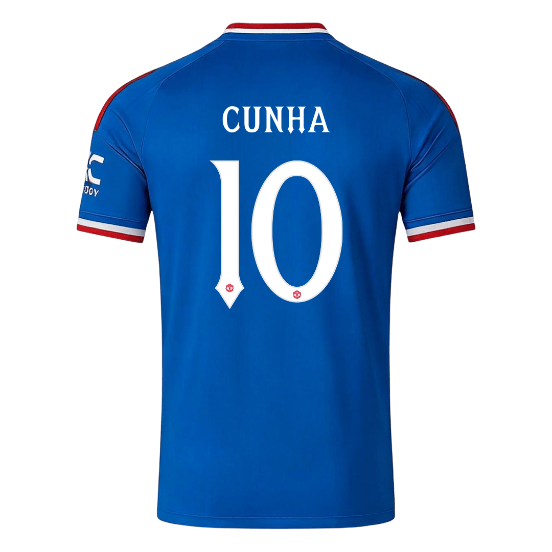 Manchester United pánsky Vonkajší futbalový dres 2026/27 – CUNHA #10 – UCL