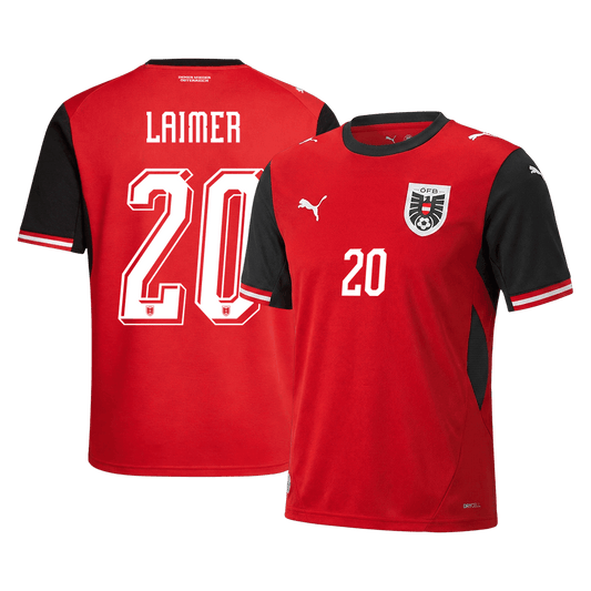 Rakúsko pánsky domáci futbalový dres MS 2026 - LAIMER #20