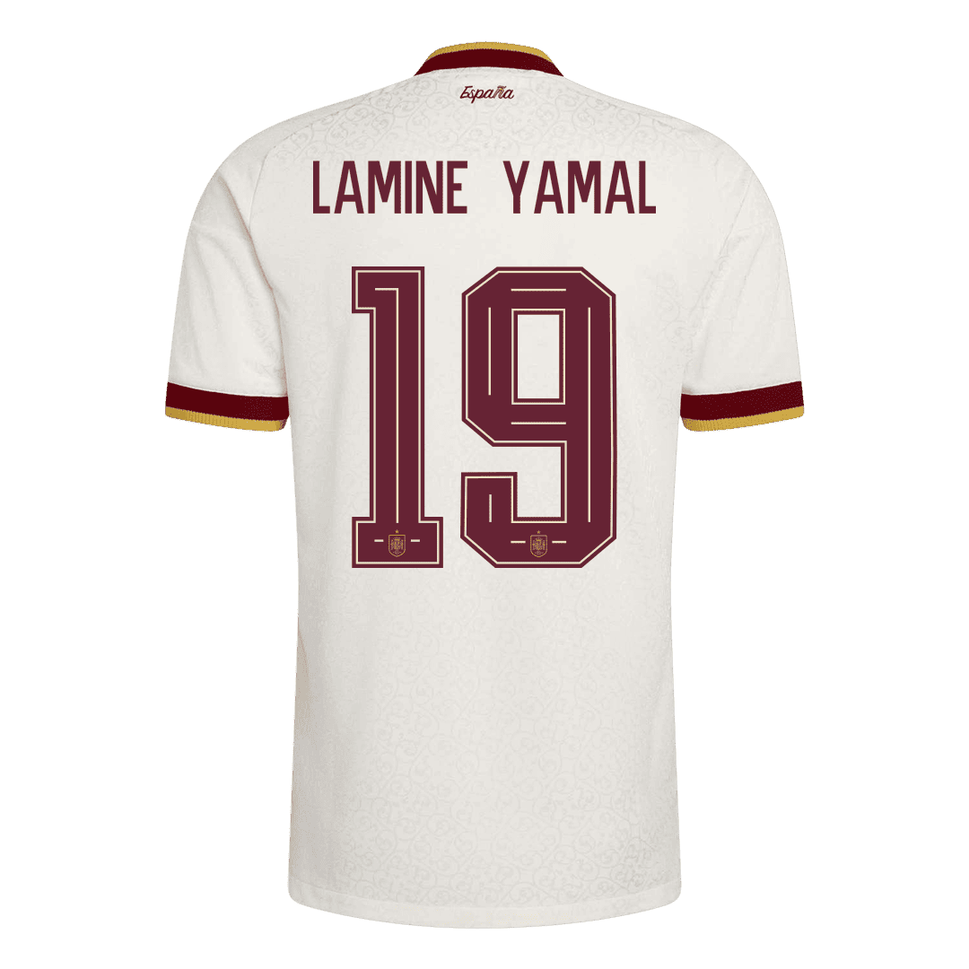 Pánske Futbalový Dres Španielsko Vonkajší MS 2026 Hráčska Verzia - LAMINE YAMAL #19