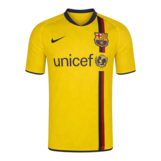 Barcelona pánsky vonkajší retro futbalový dres 2008/10