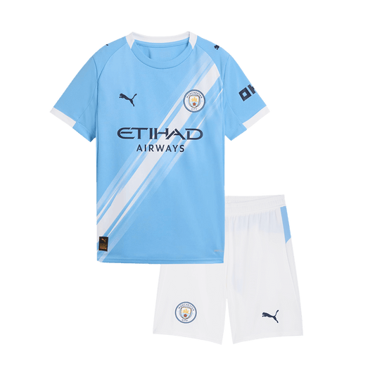 Manchester City detská domáca futbalová súprava 2025/26
