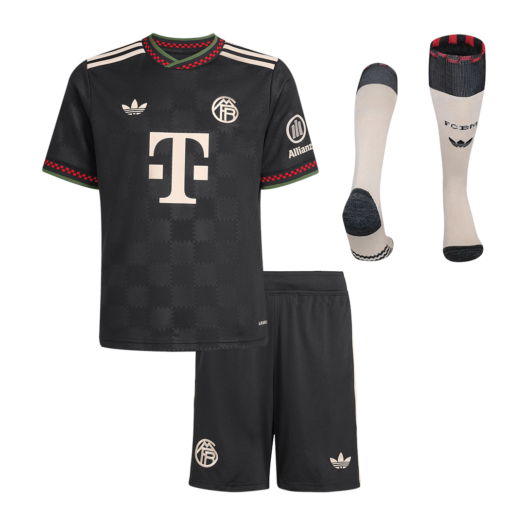 Bayern Mníchov detský tretí futbalový komplet 2025/26
