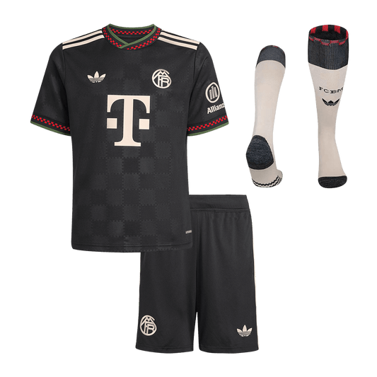 Bayern Mníchov detský tretí futbalový komplet 2025/26