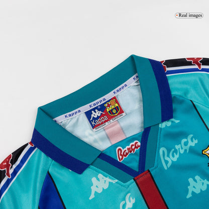 Barcelona pánsky vonkajší retro futbalový dres 1996/97
