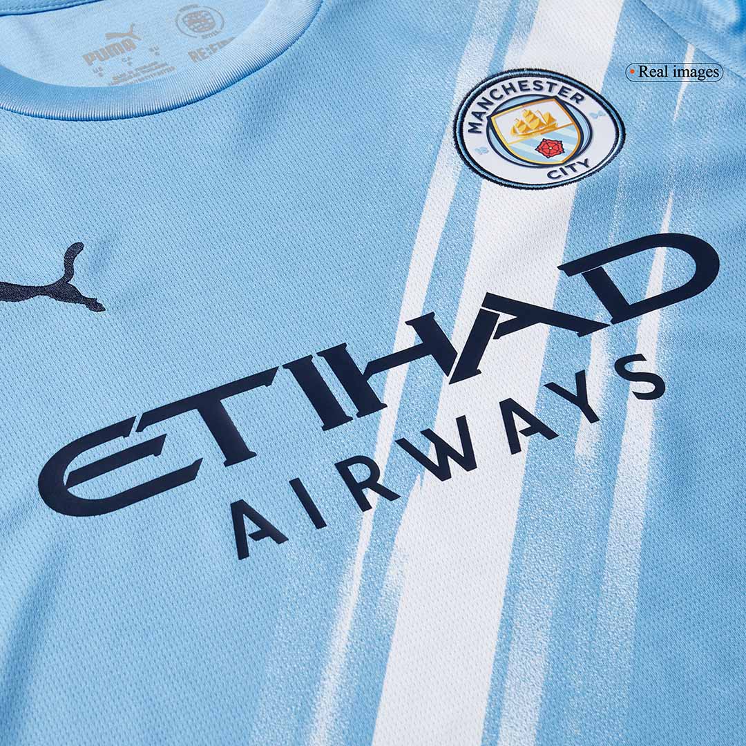 Manchester City pánsky domáci futbalový dres s dlhými rukávmi 2025/26