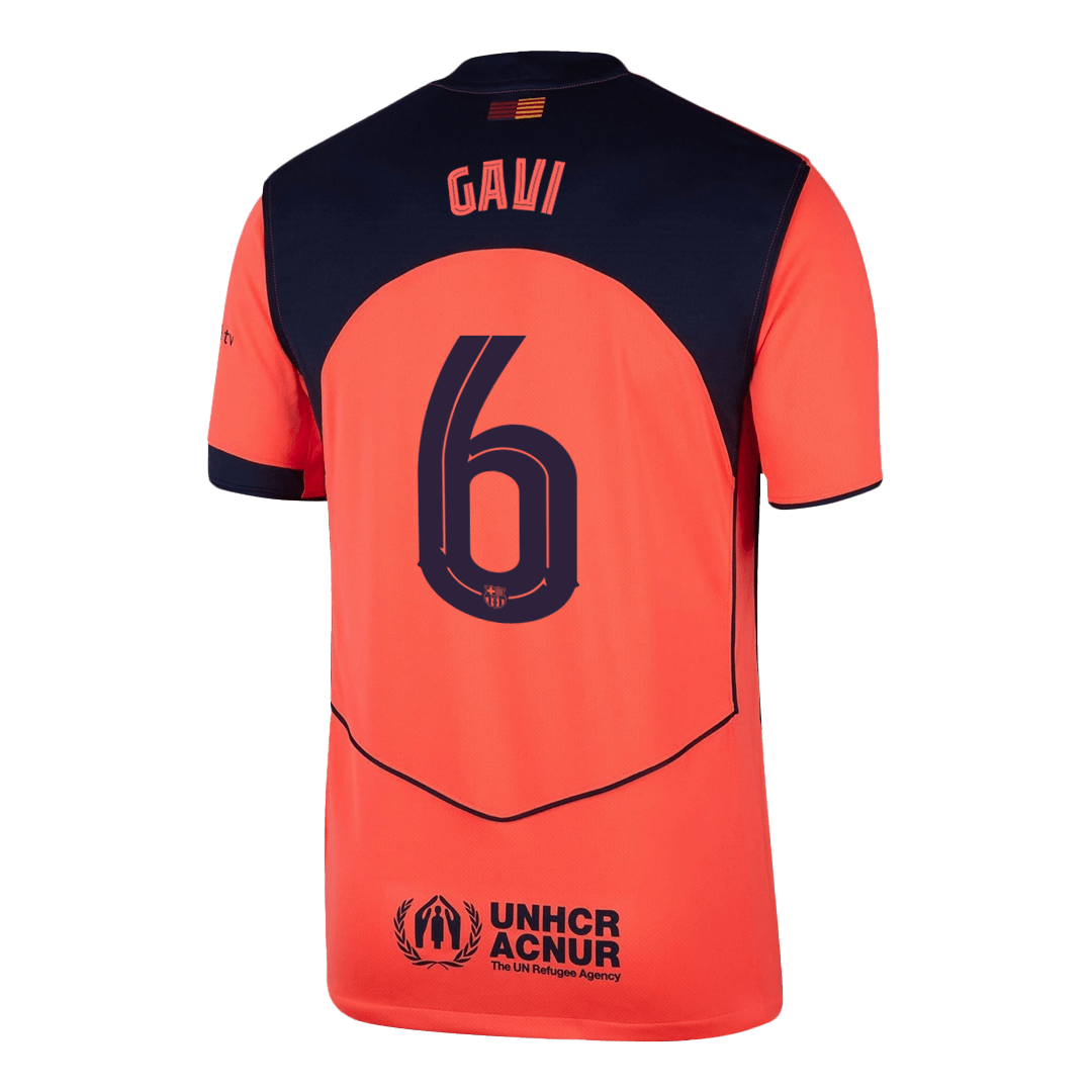 Barcelona pánsky tretí futbalový dres 2025/26 UCL - GAVI #6