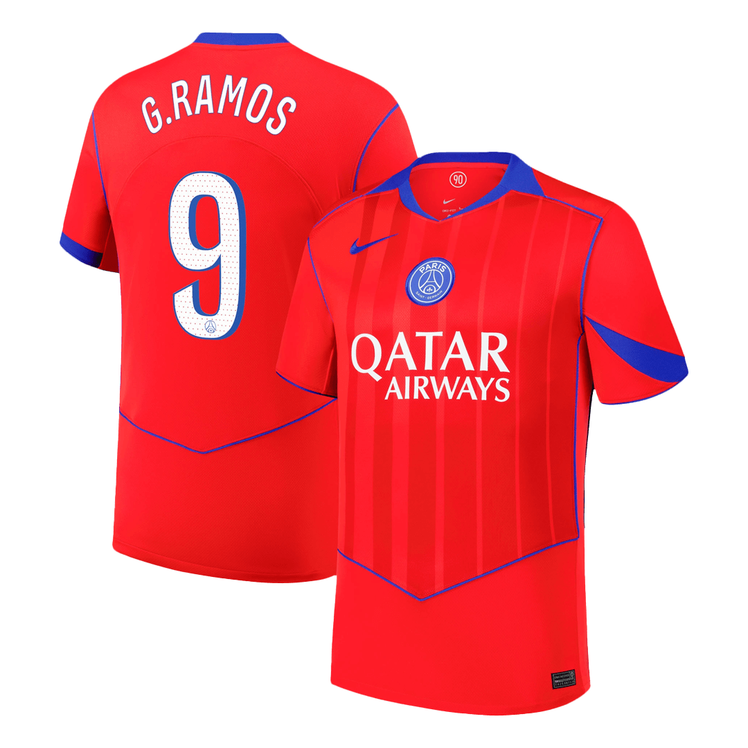 PSG pánsky tretí futbalový dres 2025/26 - G.RAMOS #9