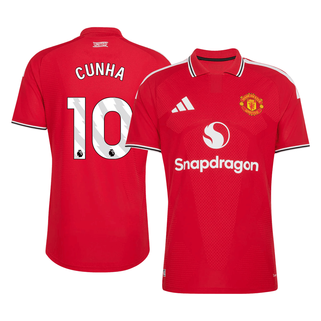 Manchester United pánsky Domáci futbalový dres 2026/27 – CUNHA #10 [hráčska verzia]