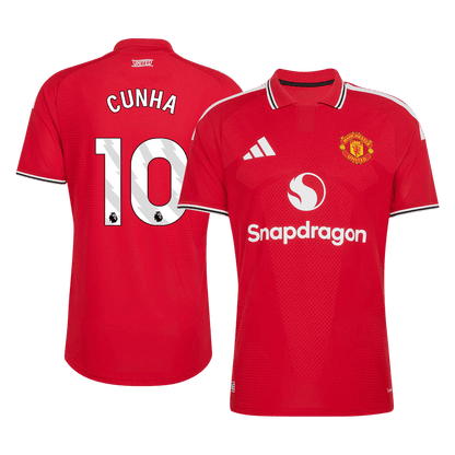Manchester United pánsky Domáci futbalový dres 2026/27 – CUNHA #10 [hráčska verzia]
