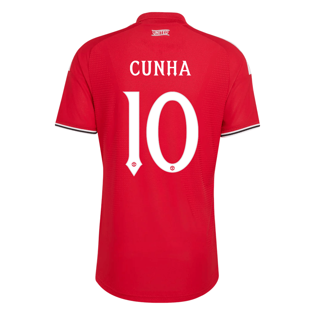Manchester United pánsky Domáci futbalový dres 2026/27 – CUNHA #10 – UCL [hráčska verzia]