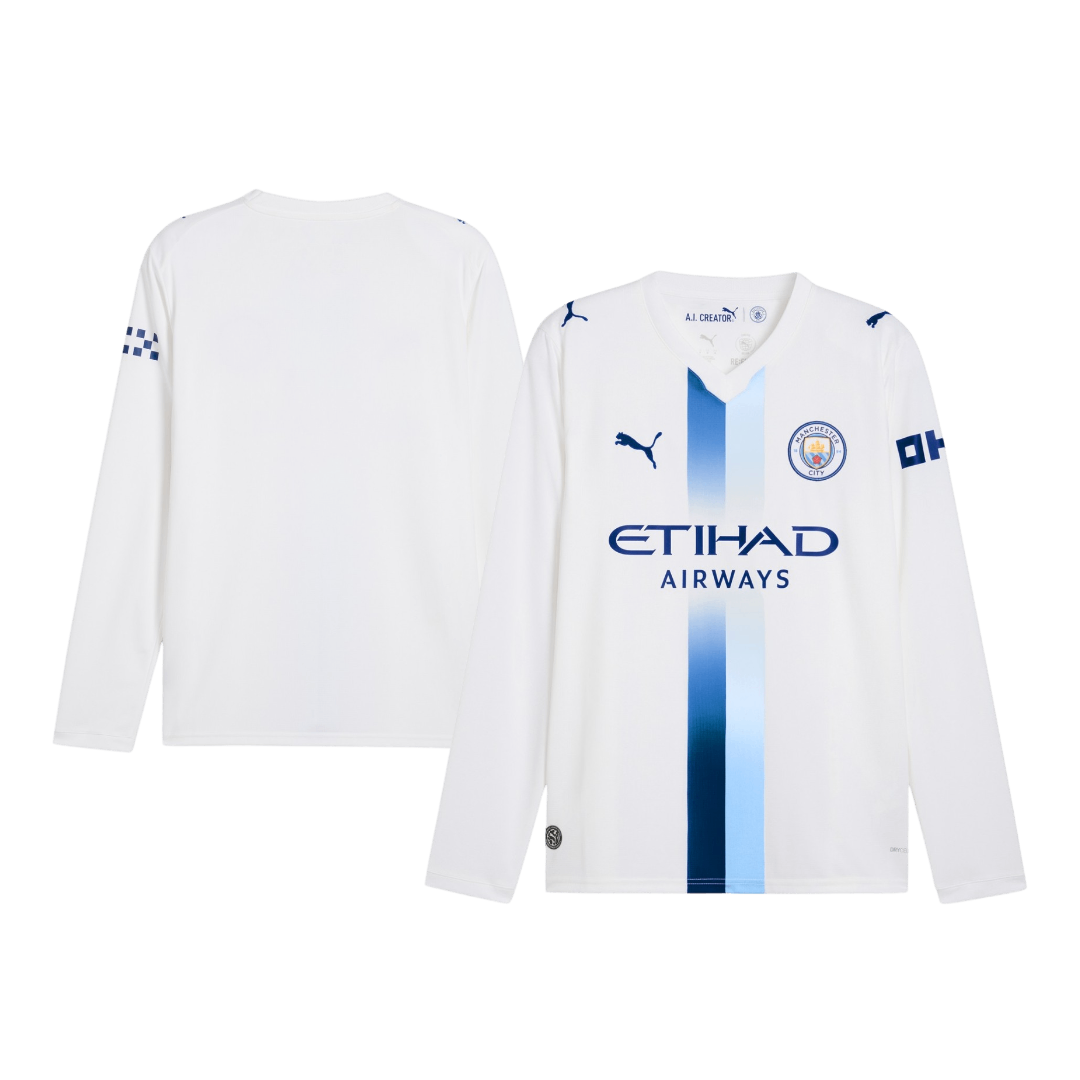 Manchester City pánsky Tretí futbalový dres s dlhými rukávmi 2026/27