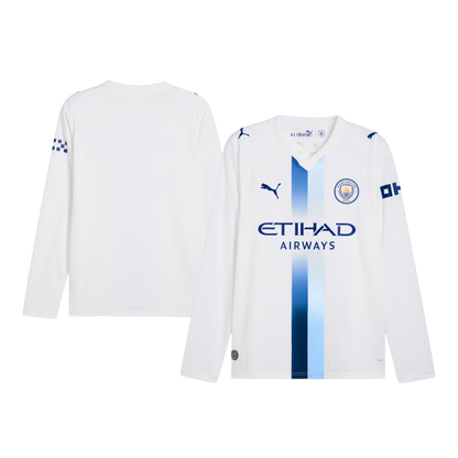 Manchester City pánsky Tretí futbalový dres s dlhými rukávmi 2026/27