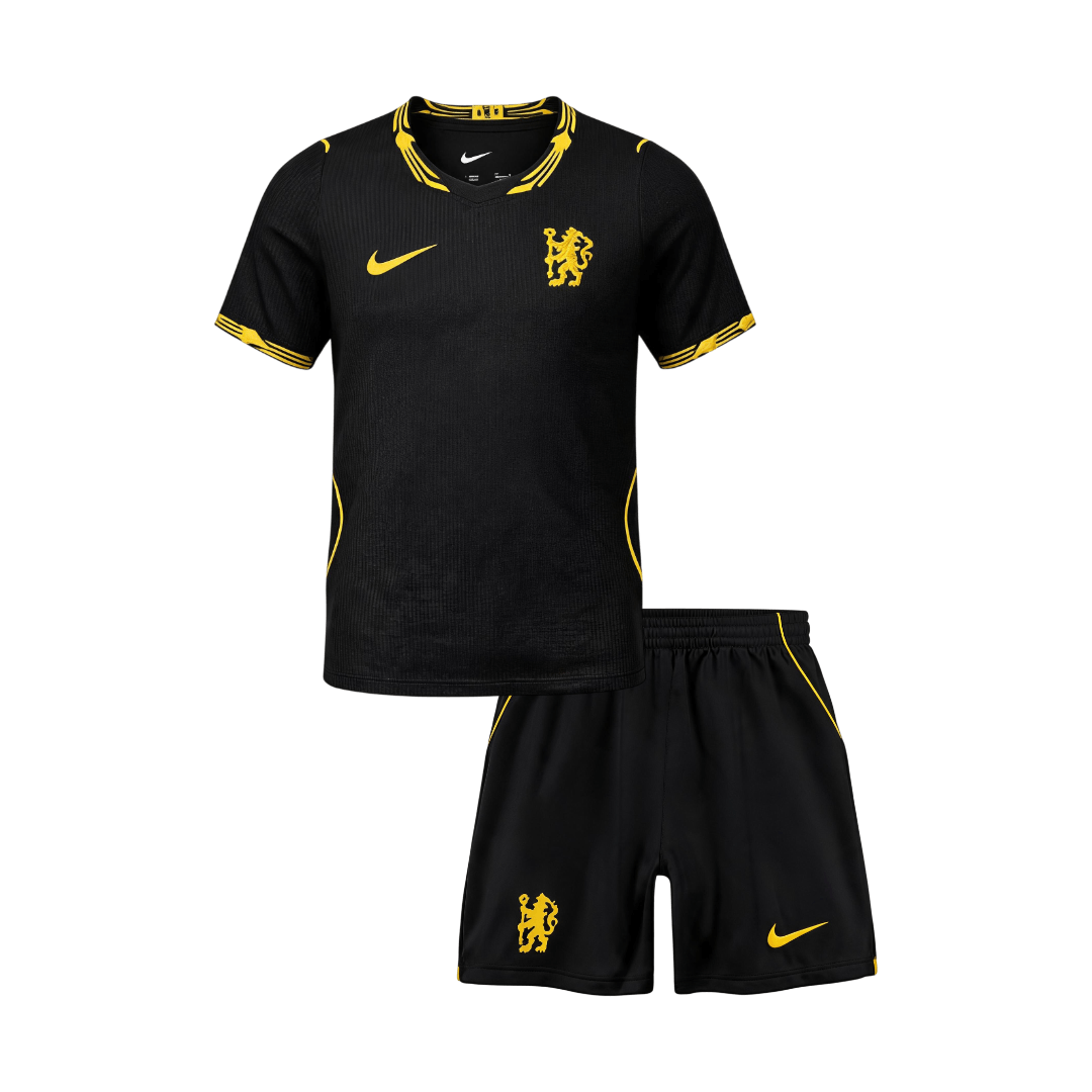 Chelsea detský Vonkajší futbalový komplet 2026/27