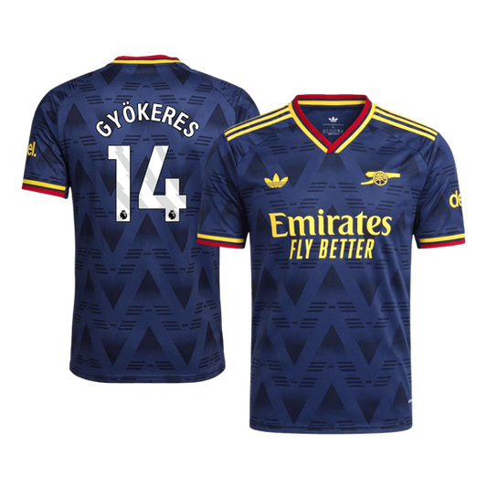 Arsenal pánsky Vonkajší futbalový dres 2026/27 – GYÖKERES #14 [hráčska verzia]