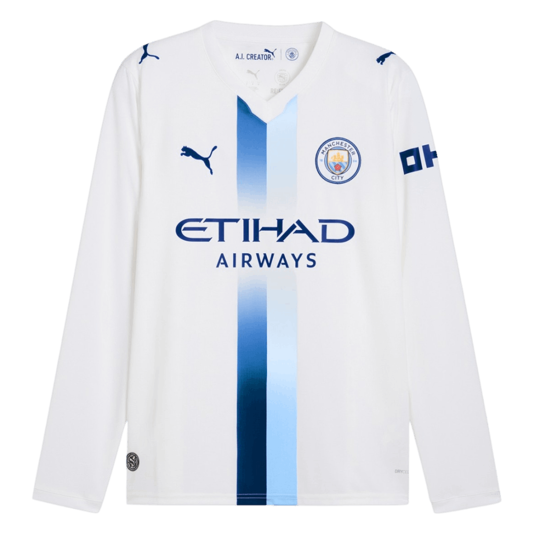 Manchester City pánsky Tretí futbalový dres s dlhými rukávmi 2026/27