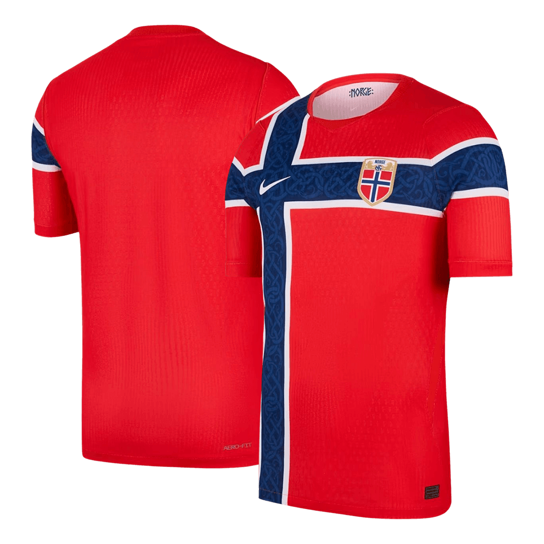 Nórsko pánsky domáci futbalový dres MS 2026 [hráčska verzia]