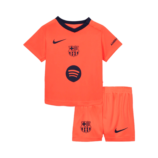 Barcelona detská tretia futbalová súprava 2025/26